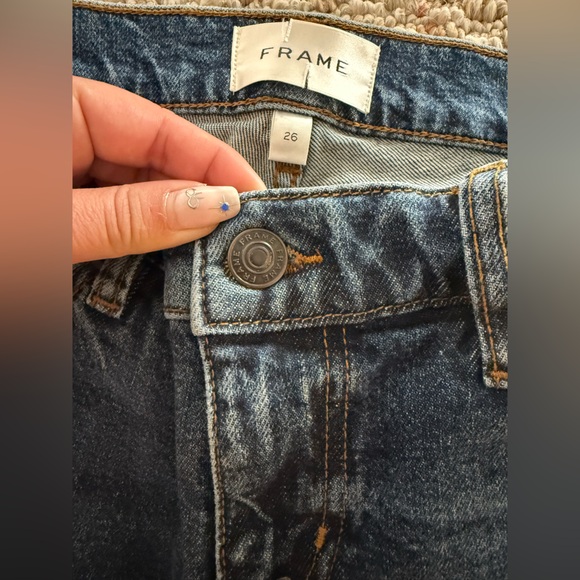 NWOT Frame Rodeo Low Rise in Nebulas - Picture 8 of 10